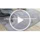 Moderný umývací koberec LINDO sivý, protišmykový, huňatý